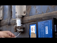 Supervisão inteligente dos caminhões que passam com os costumes em Jordânia